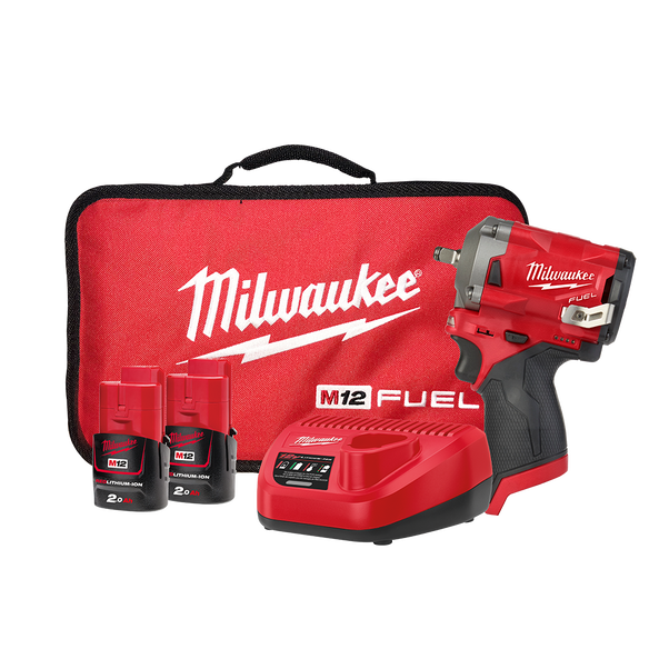 M12 FUEL™ 3/8" Stubby Impact Wrench/Friction Ring Kit
