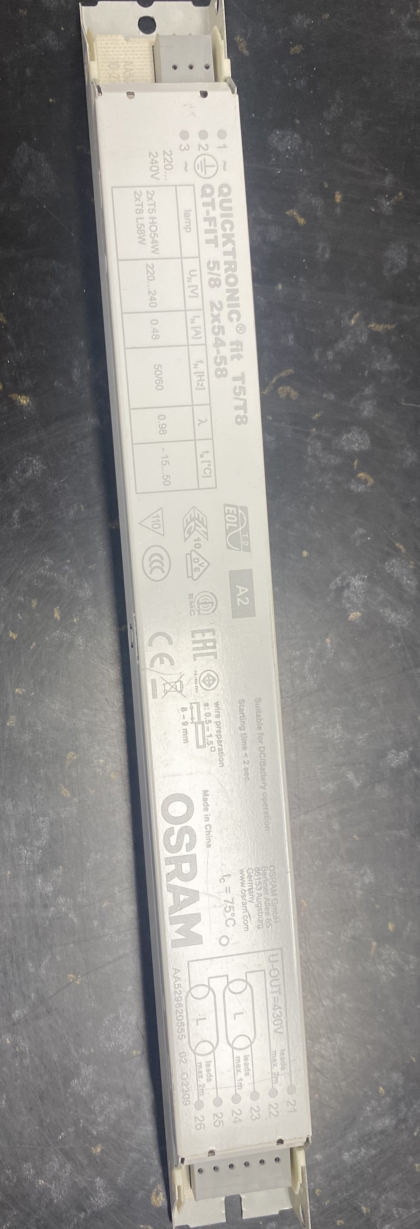 Osram Quicktronic T5/T8 Electronic Ballast
