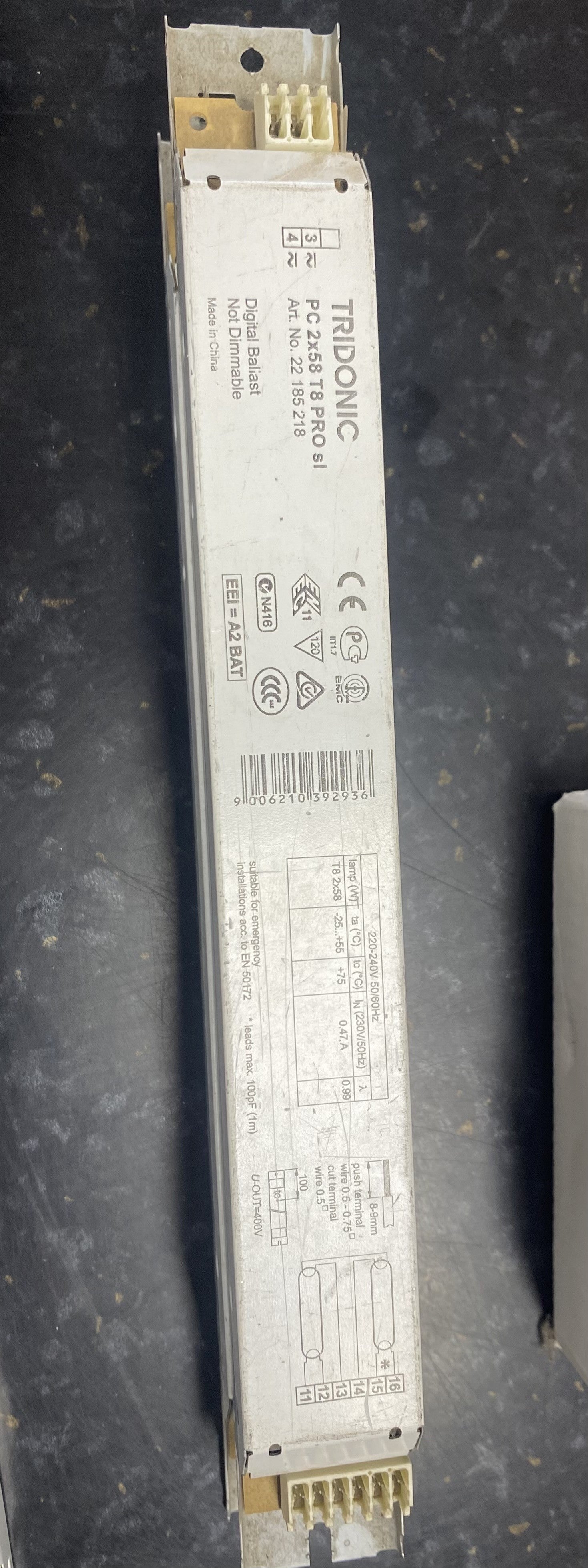 Tridonic 22185218 Electronic Ballast