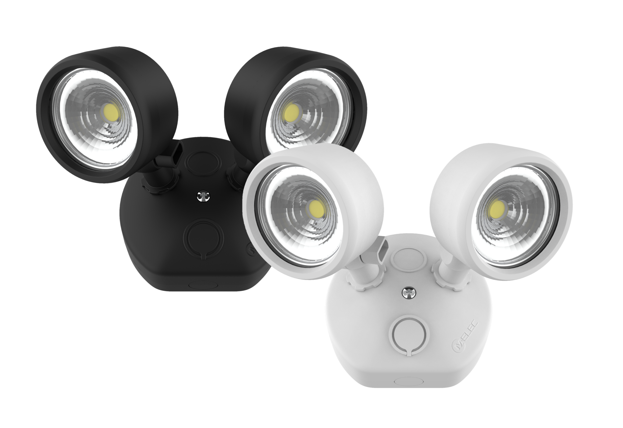 Melec 24W Double-Head Spotlight White