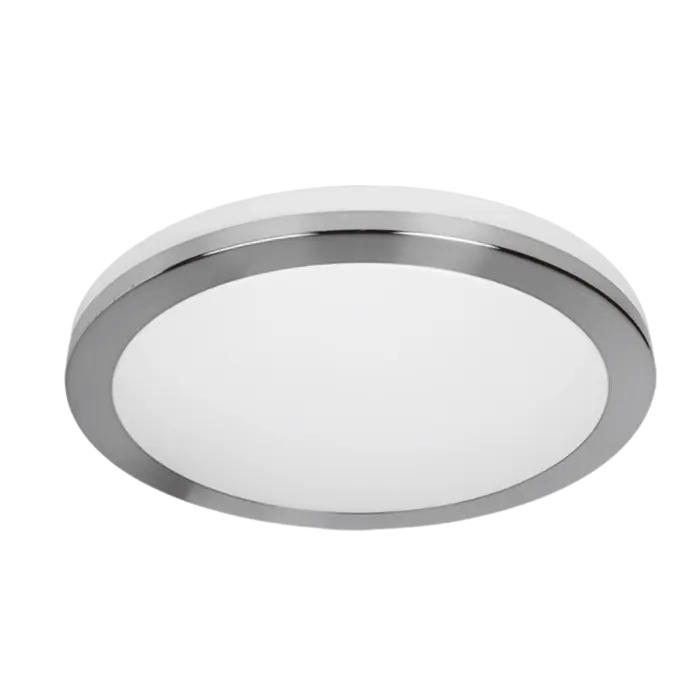 LED Oyster 8 to 16 watt, satin nickel trim with selectable CCT and dual power Oyster Light 1x only