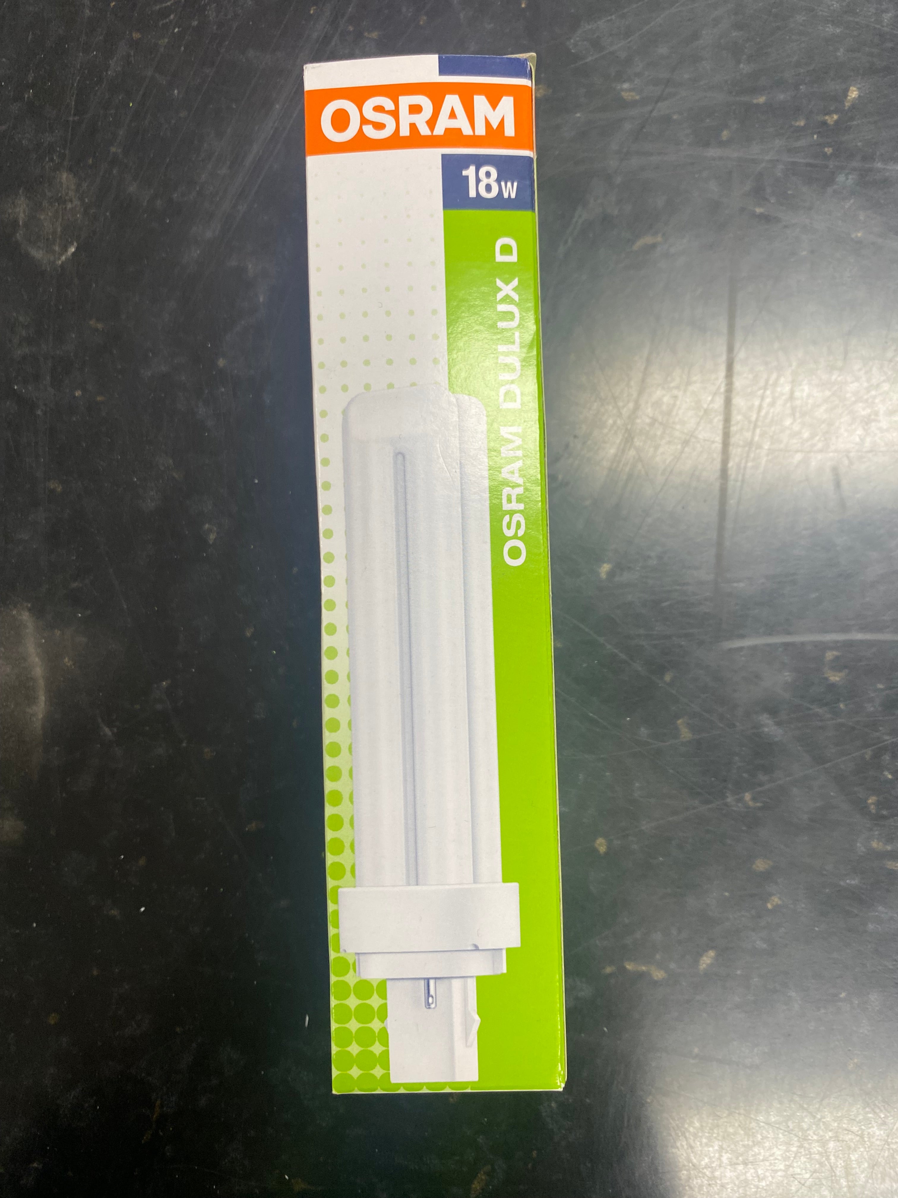 Osram 18-watt compact fluorescent lamp (CFL)