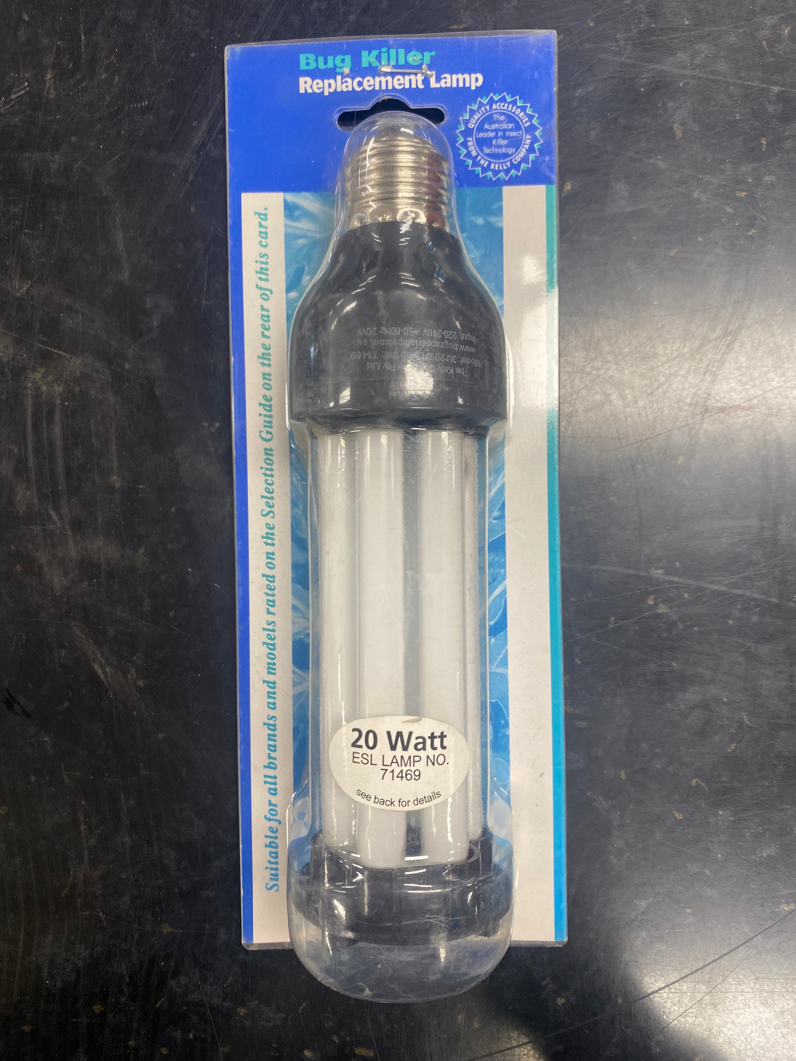 Kelly Company 20-Watt Energy Saving (CFL) UV replacement globe