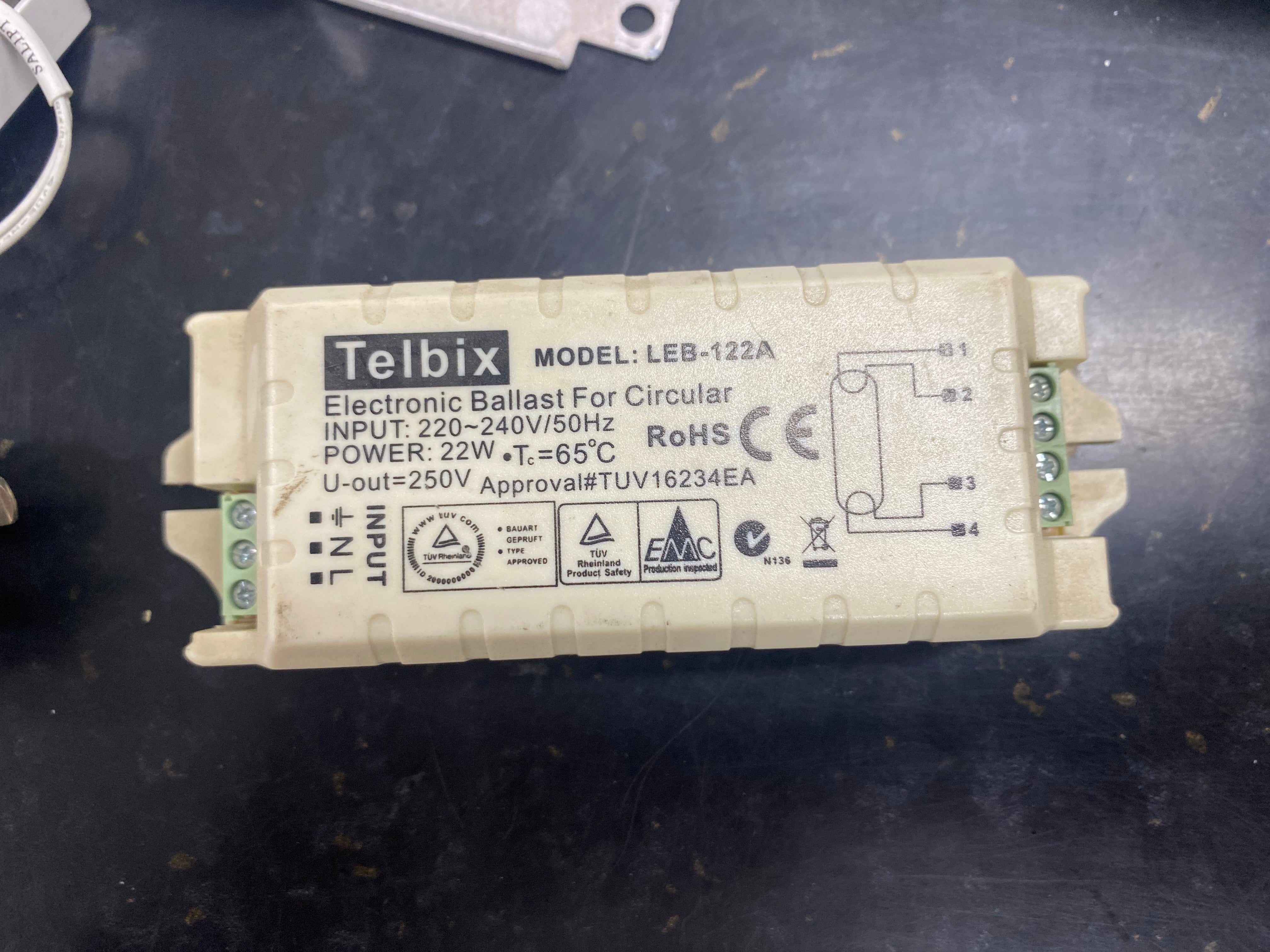 Telbix LEB-122A Electronic Ballast