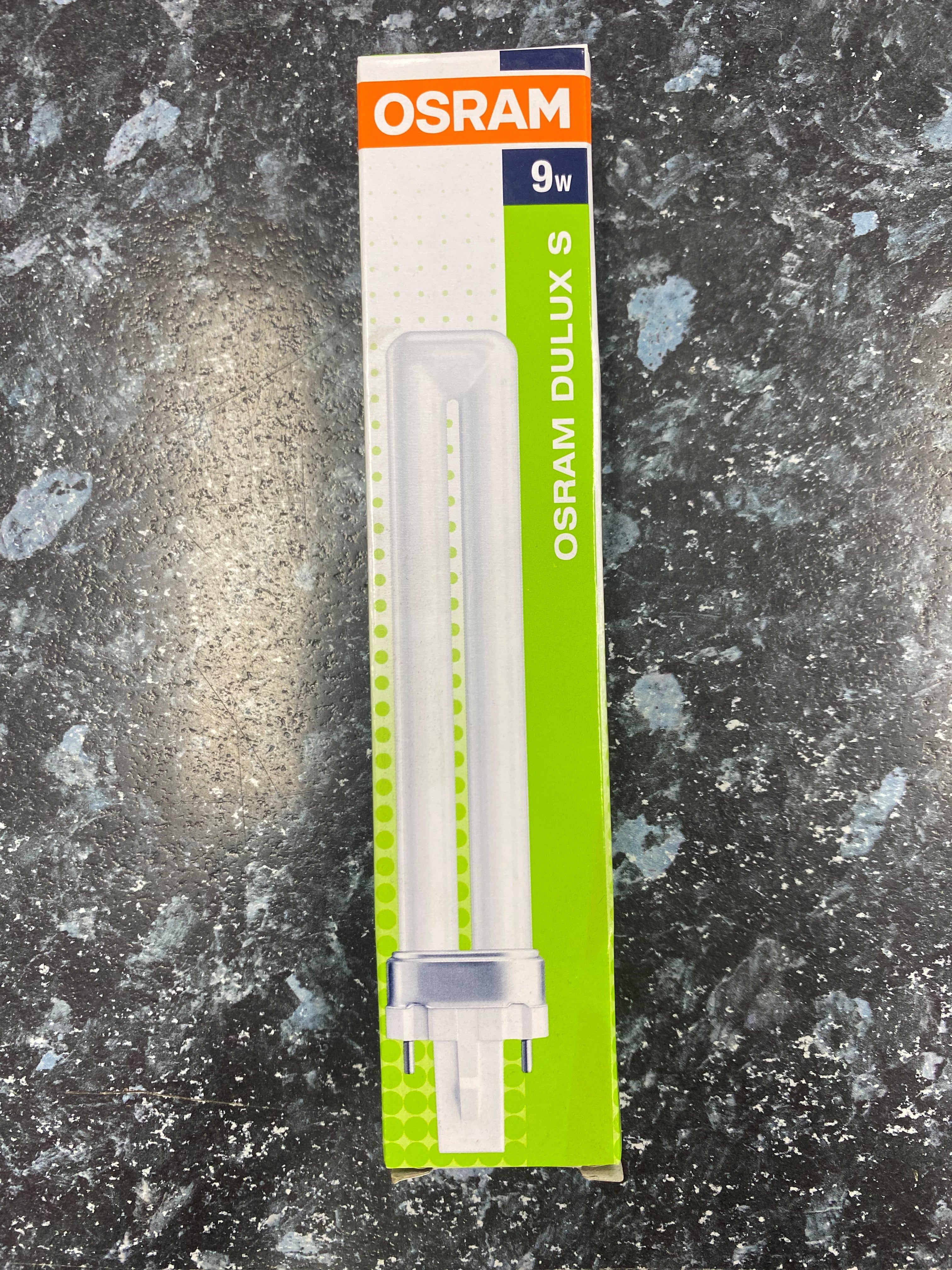 OSRAM Dulux S Compact Fluorescent Light Bulb, 9 Watt, G23