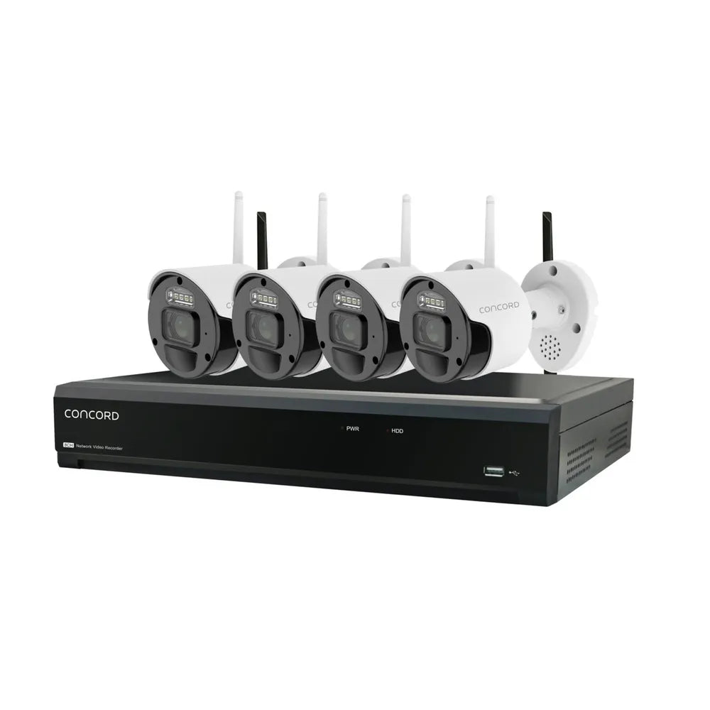 Concord Wireless NVR Kit with 4x 4K Cameras V3