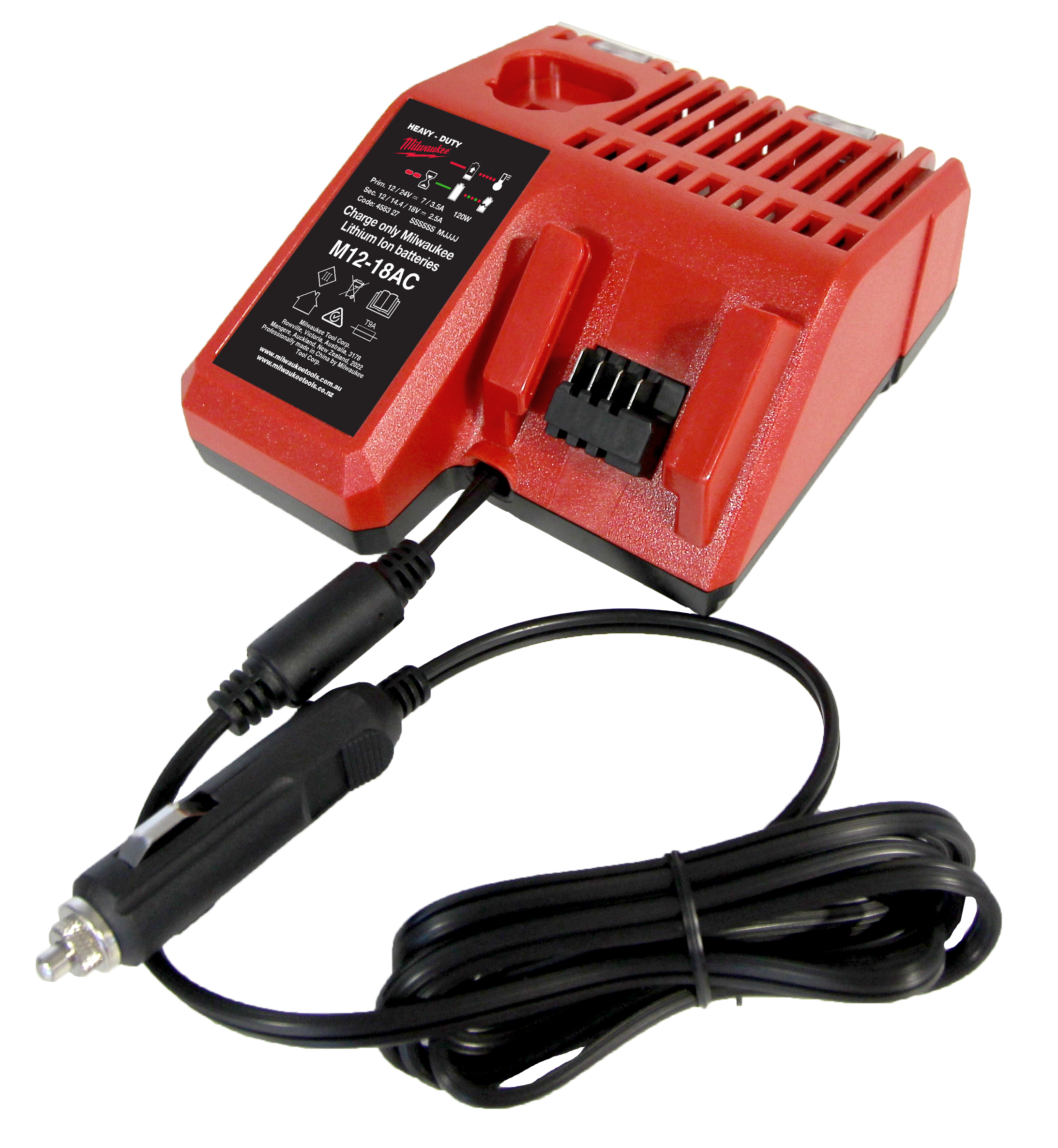 Charger M12/M18 FAST Car Charger 12V