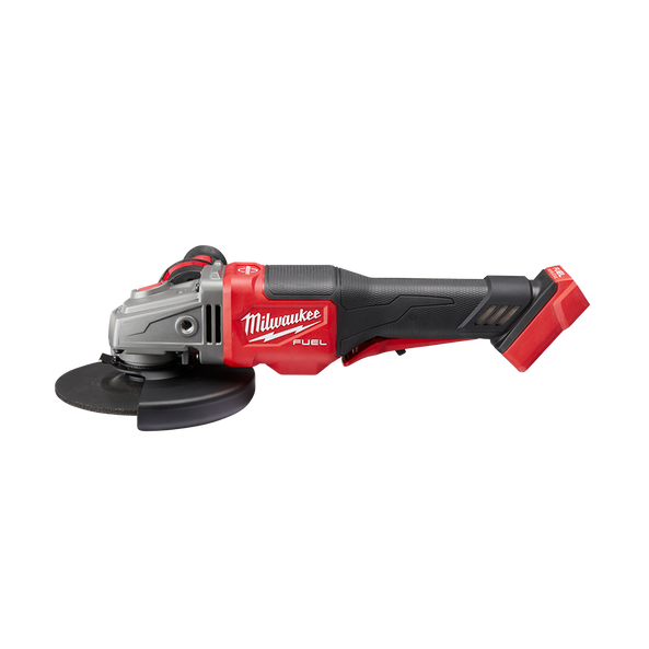 Angle Grinder 125mm 5 M18 FUEL Rapid Stop Skin Switched on electrical supplies